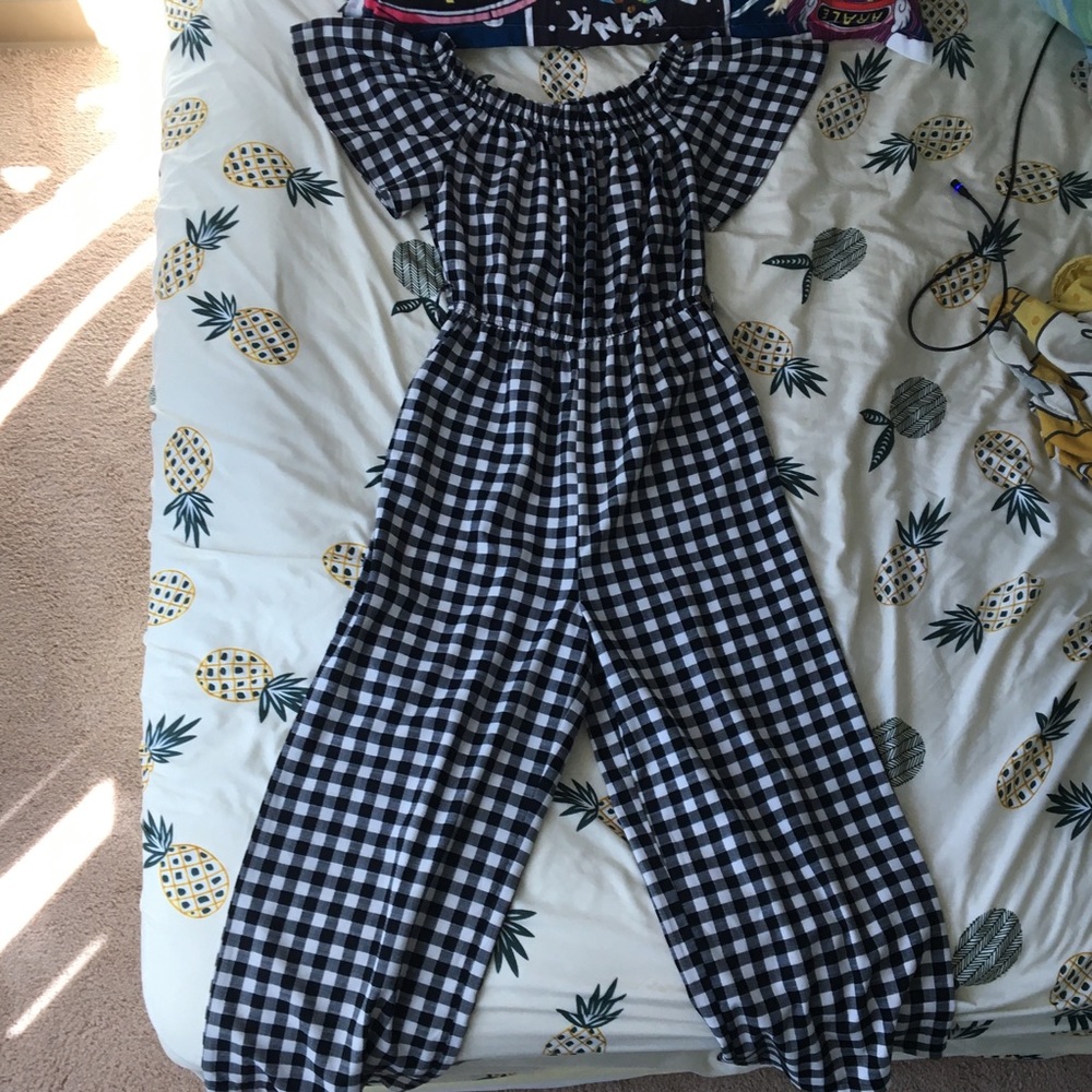 off shoulder jumpsuit